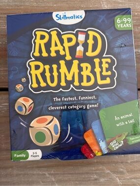 Rapid Rumble Party Game. New.